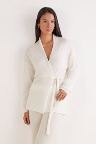 Belted Cardigan in 1 Cashmere