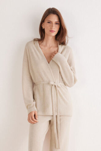 Belted Cardigan in 1 Cashmere