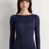 Boat Neck Modal Cashmere Ultralight Top