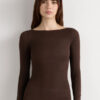 Boat Neck Modal Cashmere Ultralight Top