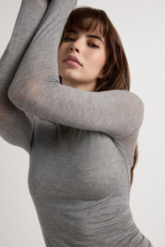 Boat Neck Modal Cashmere Ultralight Top