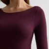Boat Neck Modal Cashmere Ultralight Top