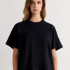 Boxy Fit Short Sleeve Top in Cotton Boxy Fit Short Sleeve Top in Cotton