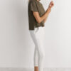 Boxy Fit Short Sleeve Top in Cotton Boxy Fit Short Sleeve Top in Cotton