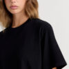 Boxy Fit Short Sleeve Top in Cotton Boxy Fit Short Sleeve Top in Cotton