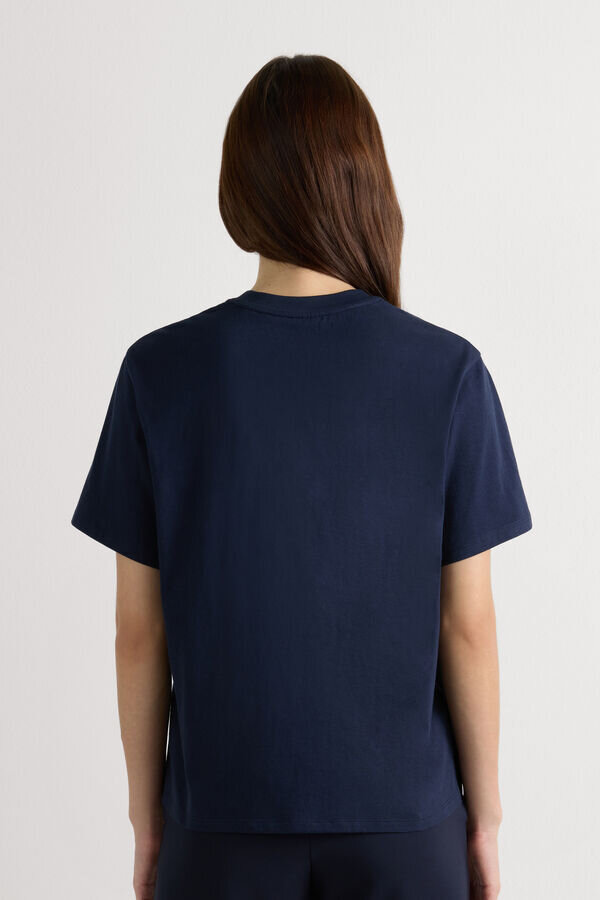 Boxy Fit Short Sleeve Top in Cotton Boxy Fit Short Sleeve Top in Cotton