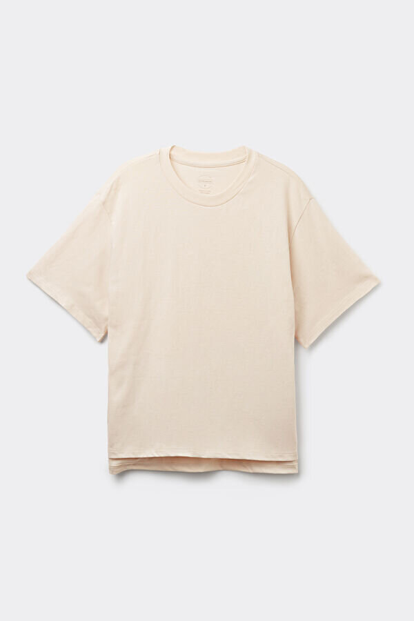 Boxy Fit Short Sleeve Top in Cotton Boxy Fit Short Sleeve Top in Cotton