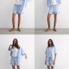 Chambray Ni Cotton and Modal Short Pajamas