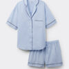 Chambray Ni Cotton and Modal Short Pajamas