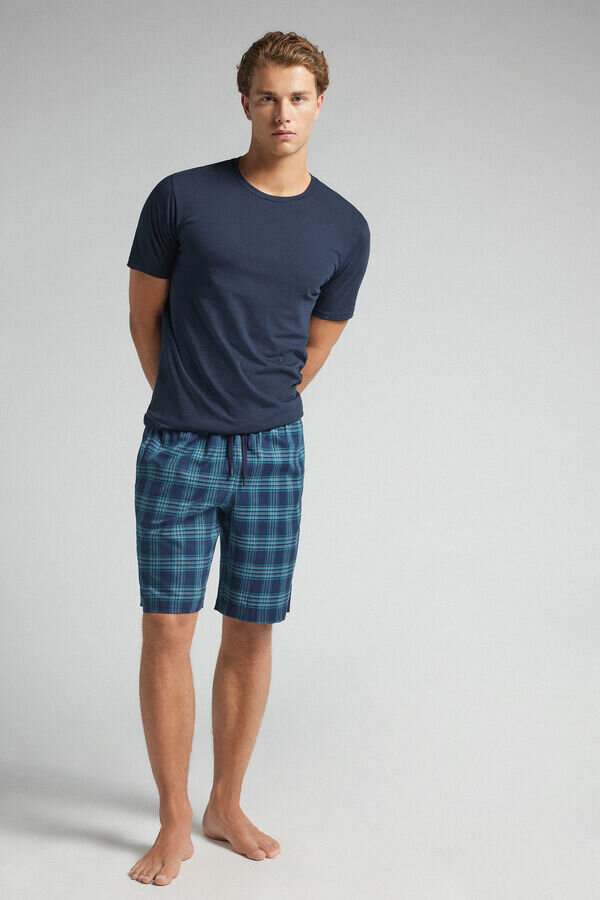 Check Print Cloth Shorts Check Print Cloth Shorts