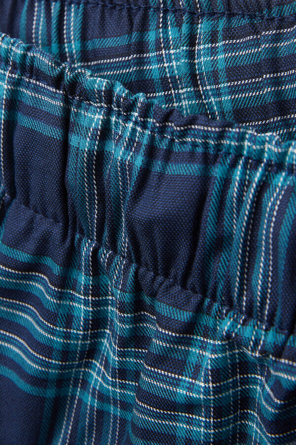 Check Print Cloth Shorts Check Print Cloth Shorts