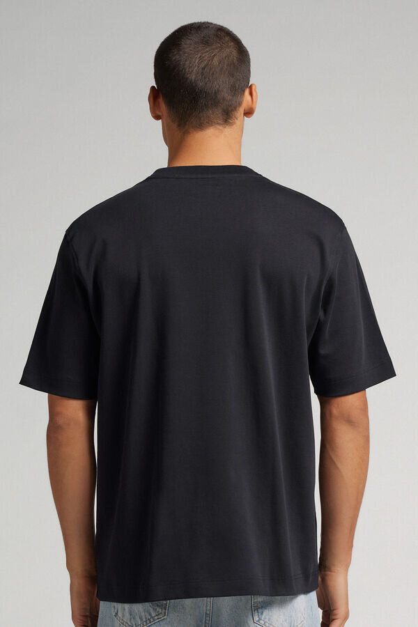 Cotton Interlock Oversized T-Shirt Cotton Interlock Oversized T-Shirt