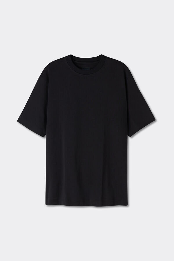 Cotton Interlock Oversized T-Shirt Cotton Interlock Oversized T-Shirt