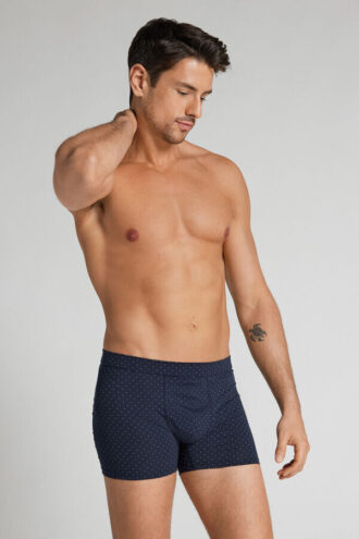 Dot Print Premium Mercerized Cotton Boxers