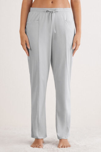 Elevated Cotton Full Length Cotton Pants