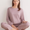Elevated Cotton Long Sleeve Top in Cotton