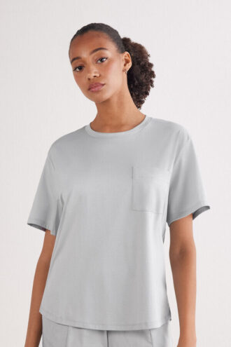 Elevated Cotton Short Sleeve Top