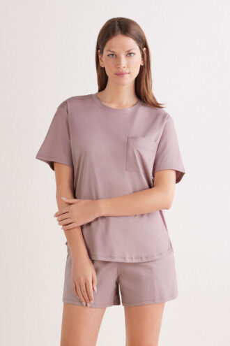 Elevated Cotton Short Sleeve Top