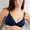 Emma Refined Everyday Bralette Triangle Bra in Silk