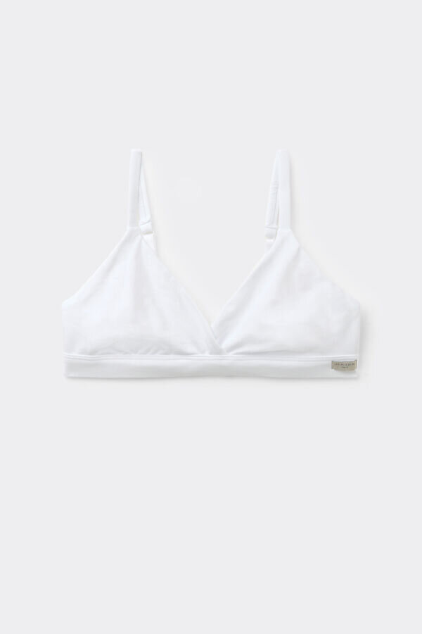 Emma Triangle Bra in Natural Cotton Emma Triangle Bra in Natural Cotton
