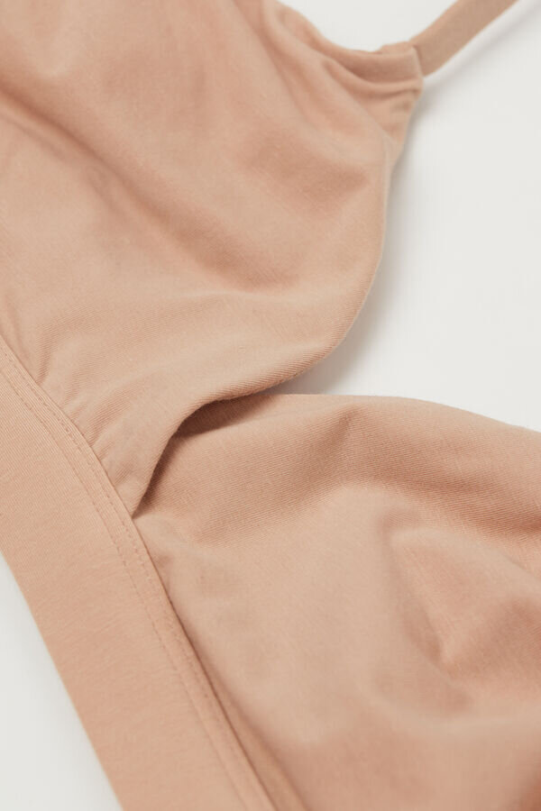 Emma Triangle Bra in Natural Cotton Emma Triangle Bra in Natural Cotton