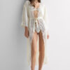 Ethereal Embrace Long Silk Robe