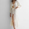 Ethereal Embrace Long Silk Robe