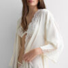 Ethereal Embrace Long Silk Robe