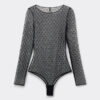 Flirt Fearlessly Long Sleeve Lace Bodysuit