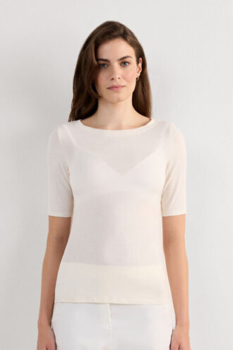 Fresh Bamboo Bateau Neck Top