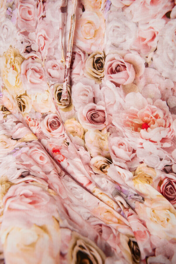 Fresh Bamboo Full Length Pajamas with Blossom Print Fresh Bamboo Full Length Pajamas with Blossom Print