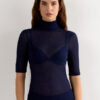 High Collar Top in Ultranatural with Cashmere High Collar Top in Ultranatural with Cashmere
