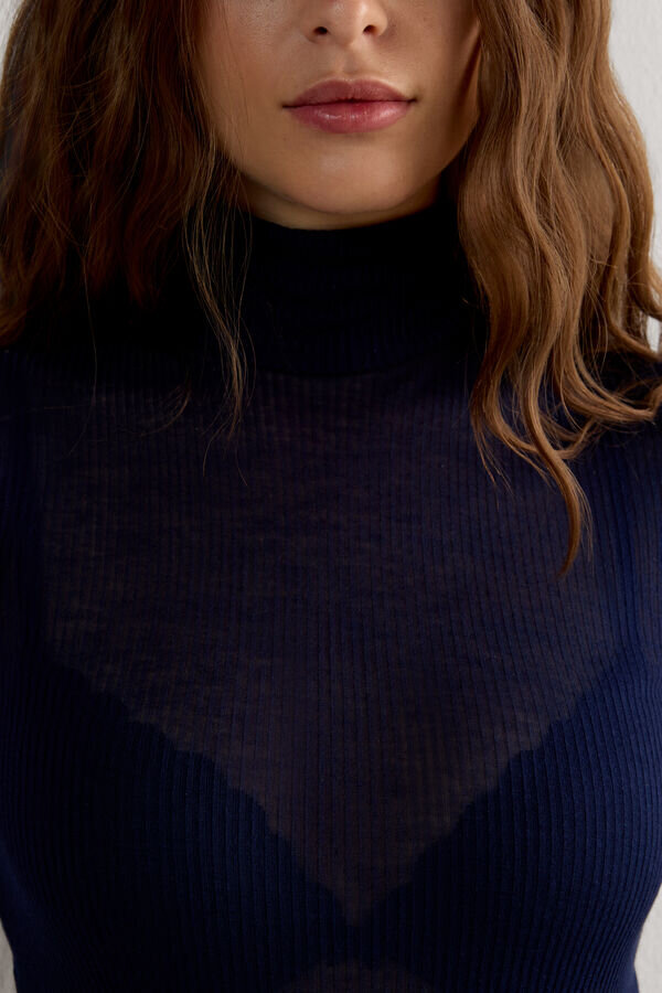 High Collar Top in Ultranatural with Cashmere High Collar Top in Ultranatural with Cashmere