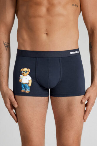 Ice Cream Teddy Bear Print Superior Cotton Boxers