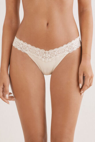 Lace and Cotton 80S Style Brazilian