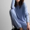 Lace Trim Full Length Pajamas in Modal