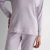 Lace Trim Full Length Pajamas in Modal