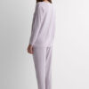 Lace Trim Full Length Pajamas in Modal
