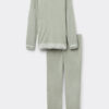 Lace Trim Full Length Pajamas in Modal