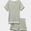 Lace Trim Short Pajamas in Modal