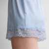 Lace Trim Silk Shorts