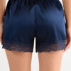 Lace Trim Silk Shorts
