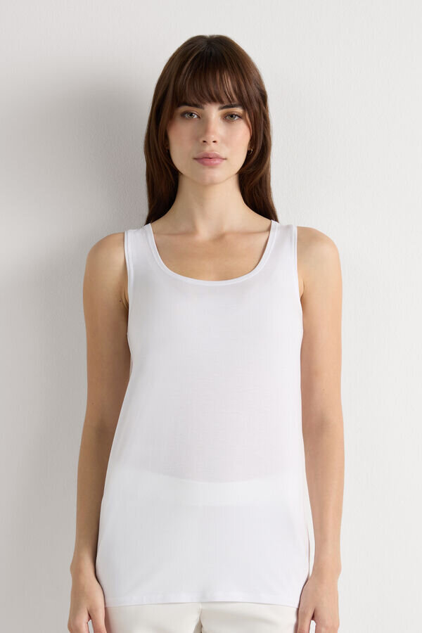 Long Micromodal Tank Top Long Micromodal Tank Top