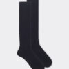 Long Ribbed Socks in Cashmere and Wool Long Ribbed Socks in Cashmere and Wool