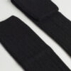 Long Ribbed Socks in Cashmere and Wool