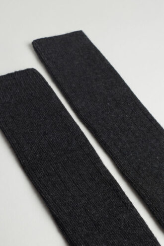 Long Ribbed Socks in Cashmere and Wool