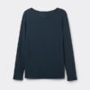 Long Sleeve Bateau Neck Top in Micromodal