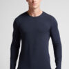 Long-Sleeve Modal-Cashmere Top