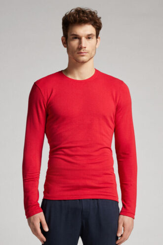 Long-Sleeve Modal-Cashmere Top