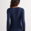 Long Sleeve Scoop Neck Top in Micro-Modal